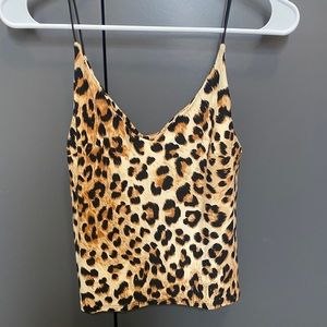 Cheetah Print Tank Top